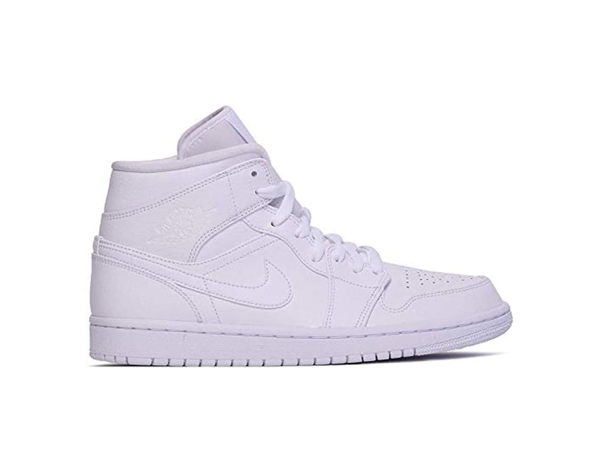 Product Nike Air Jordan 1 Mid, Zapatos de Baloncesto para Hombre, Blanco