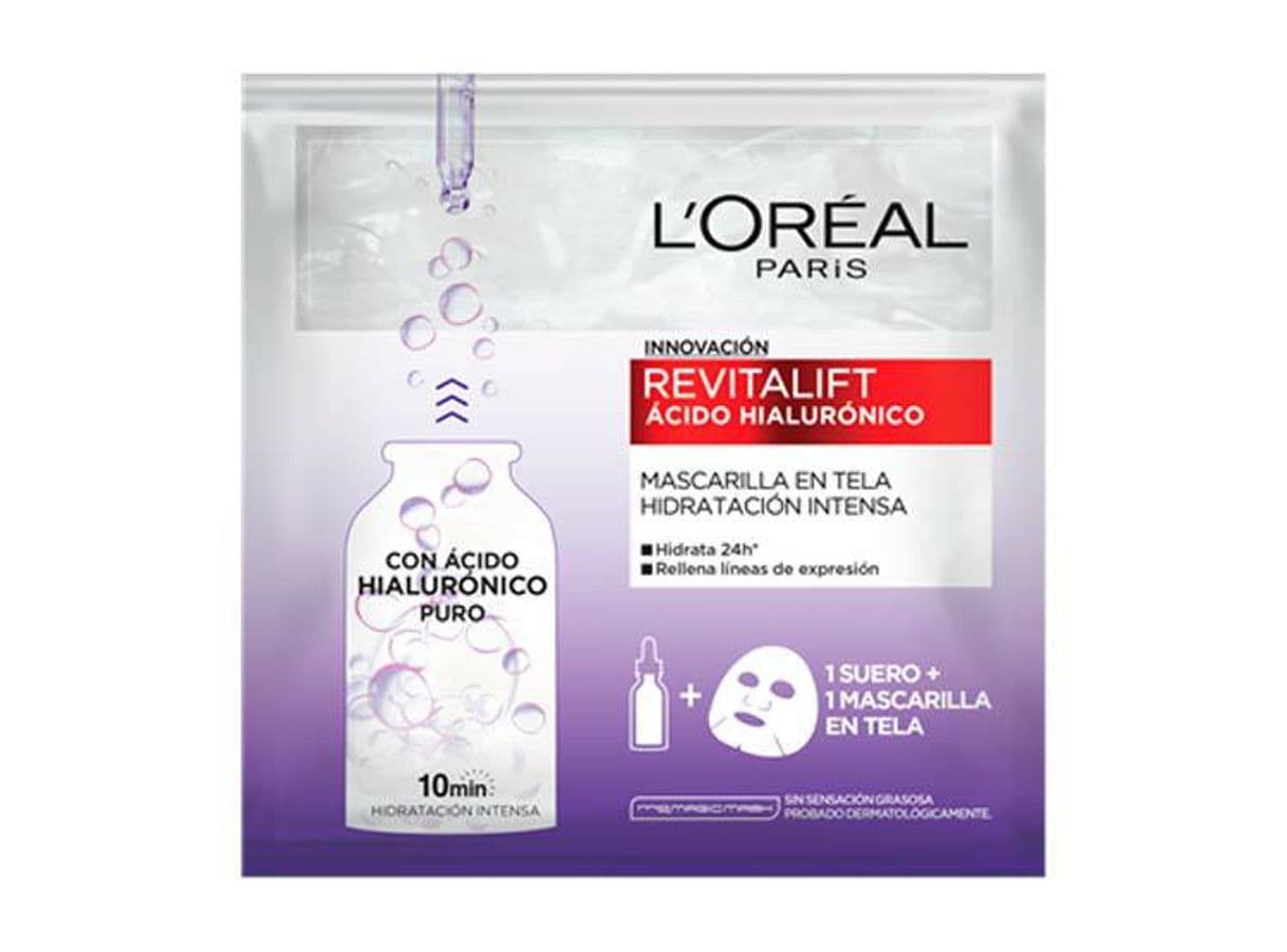 Fashion Loreal-mascarilla de ácido hialurónico