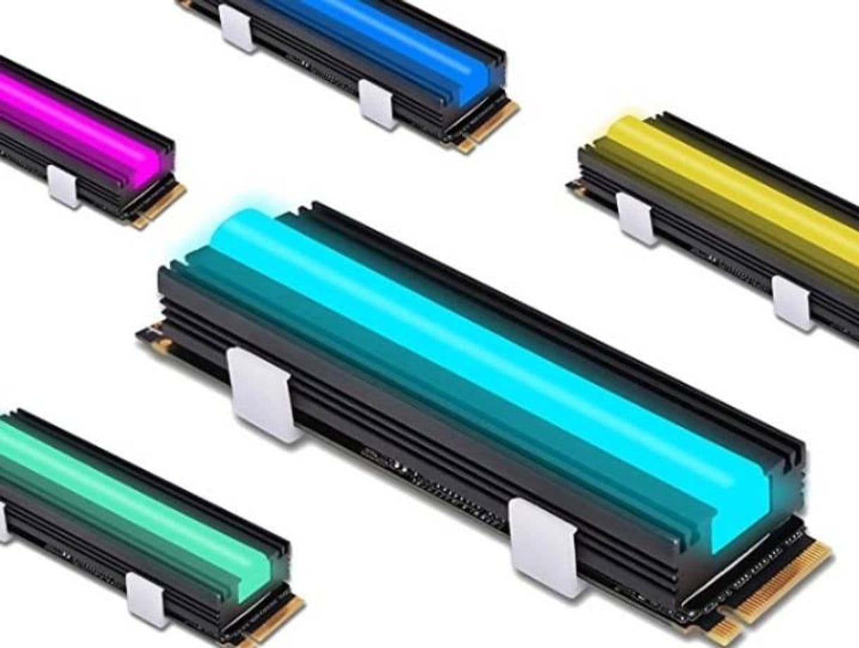 Moda Refrigeración SSD M.2 RGB SATA NVMe NGFF