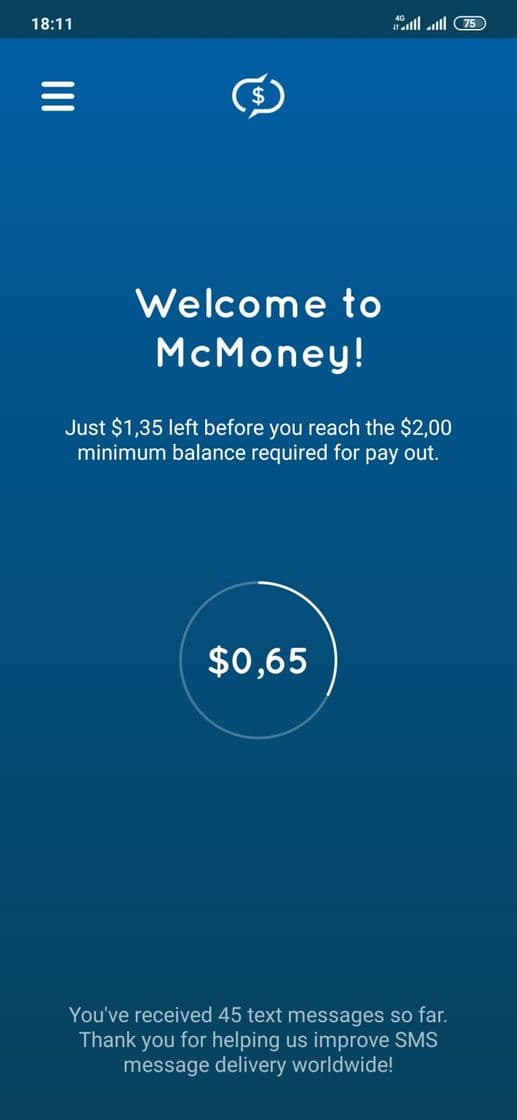 App McMoney lets you earn money by receiving SMS text messages ...