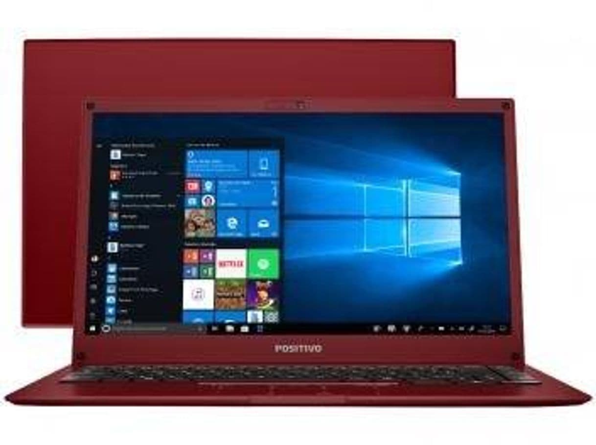 Fashion Notebook Positivo Motion Red