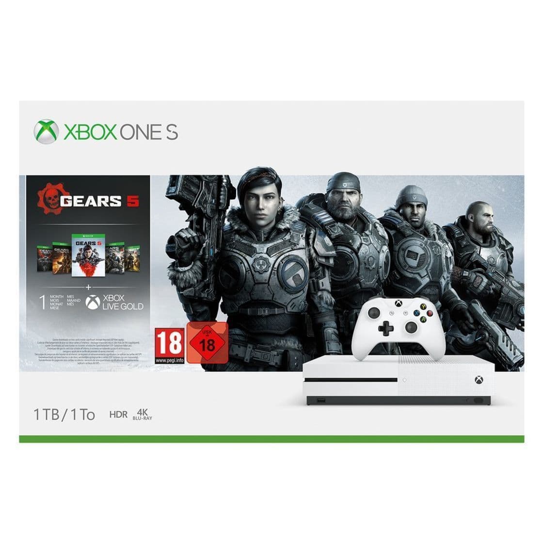 Electrónica Xbox One S Gears 5