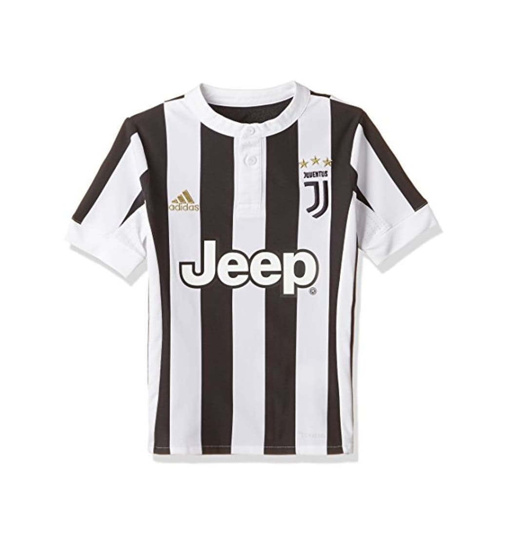 Moda adidas Juve H JSY Y Camiseta 1ª Equipación Juventus 2017-2018, Niños, Blanco