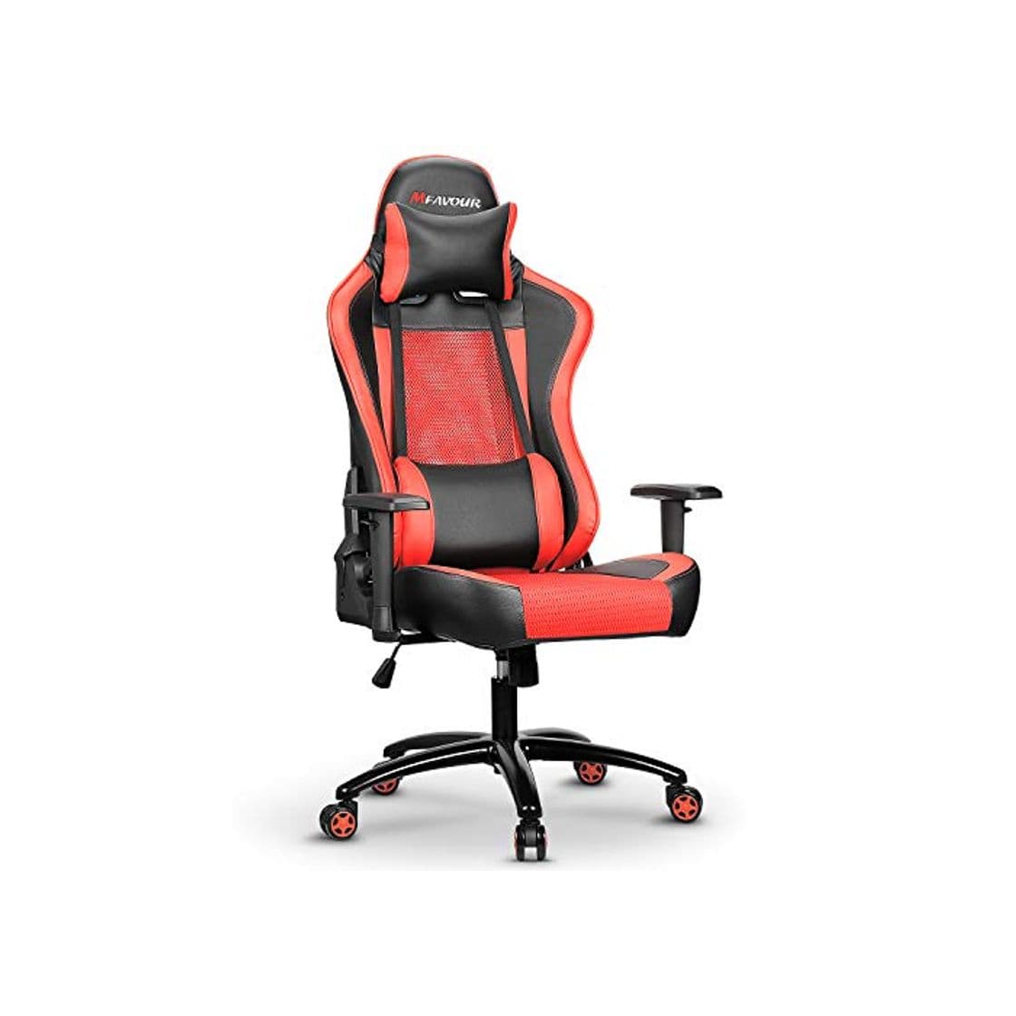 Producto mfavour MFAVOR, Silla Gaming, Silla de Computadora con Reposacabezas y Almohada Lumbar,