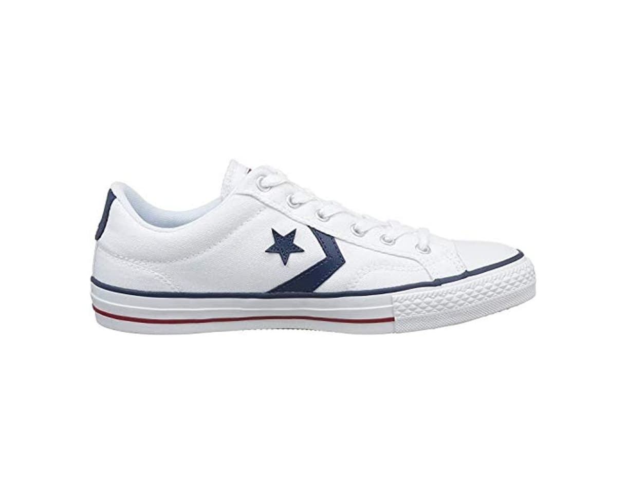 Product Converse Star Player Adulte Core Canvas Ox - Zapatillas deportivas, unisex, Blanco