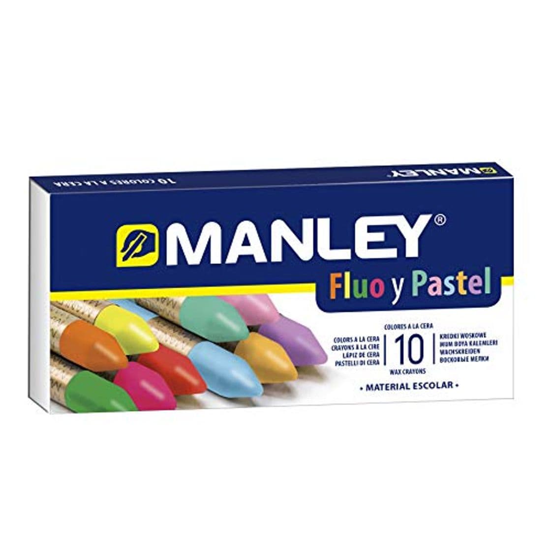 Lugar Estuche 10 ceras Manley Colores Especiales