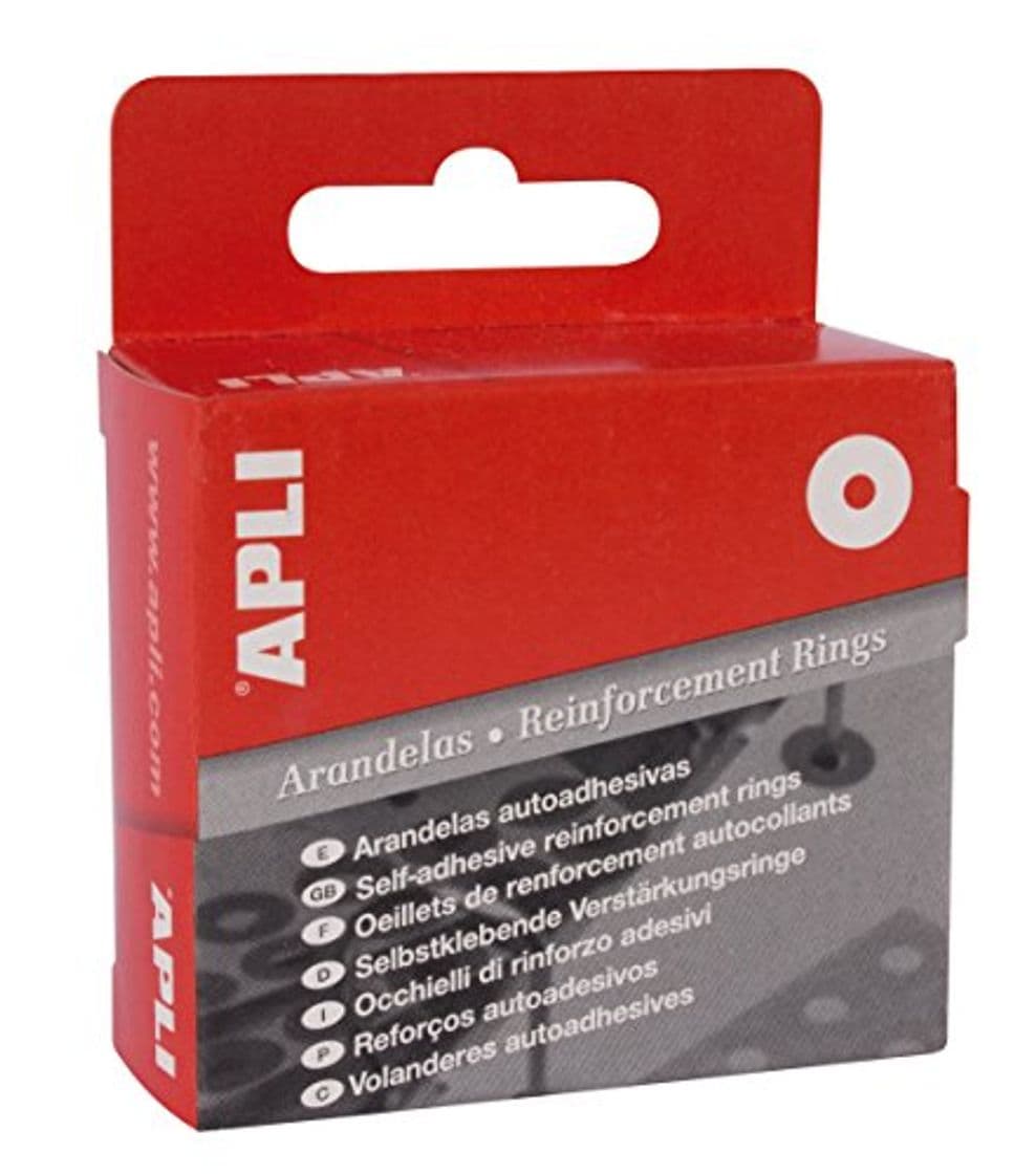 Producto APLI 116 - Arandelas de refuerzo translúcidas 13 mm 200 u