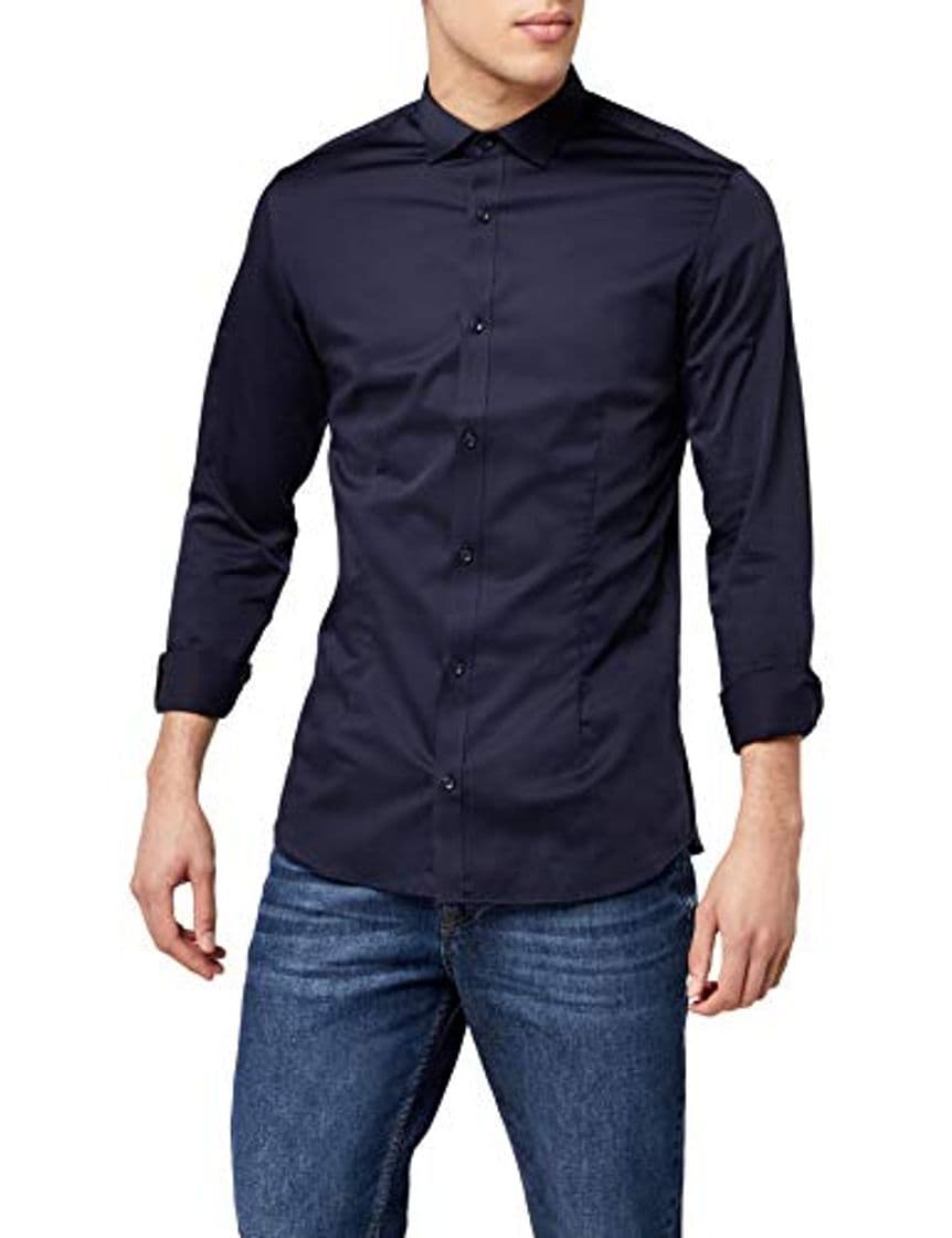 Producto Jack & Jones Jjprparma Shirt L/s Noos Camisa, Blau