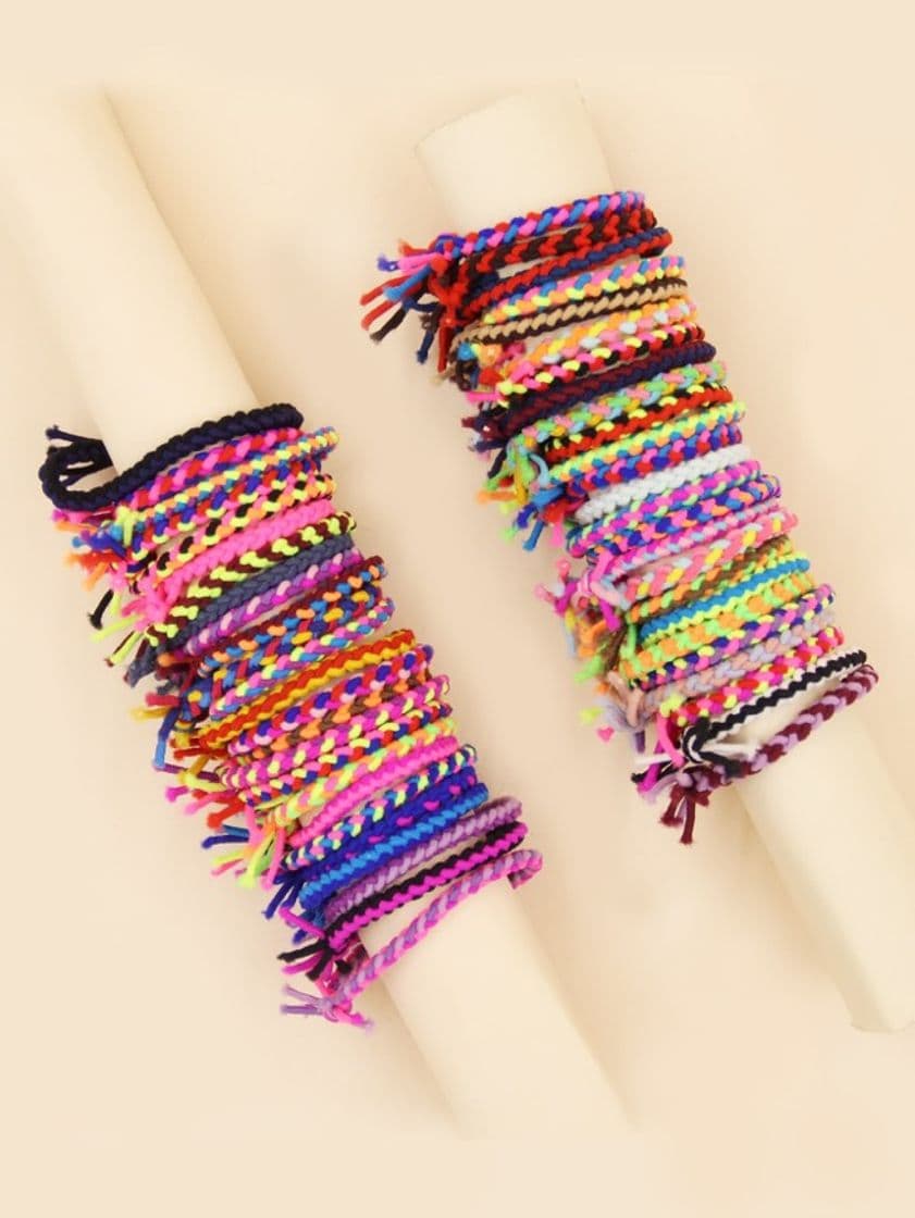 Moda Juego de pulseras de hilo