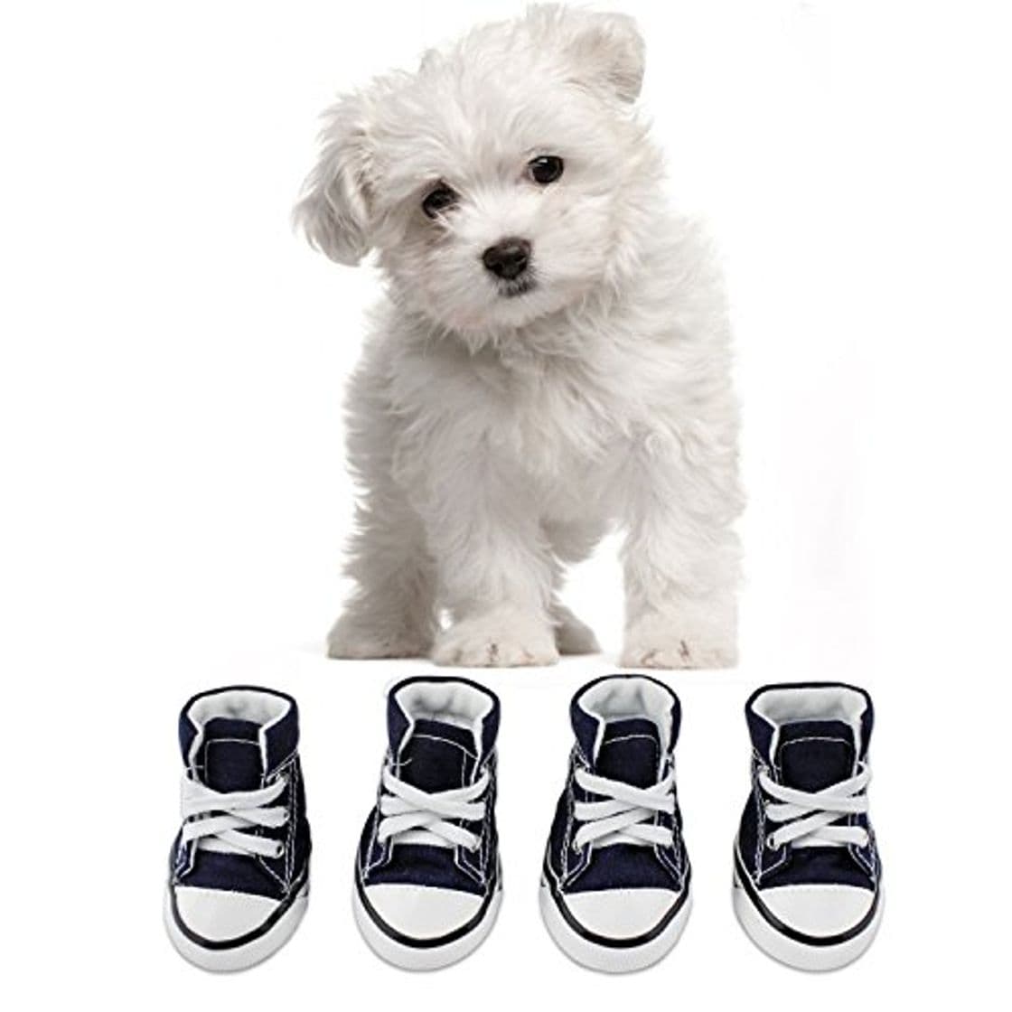 Lugar KEESIN Puppy Pet Dog Nonslip Canvas Sport Shoes Outdoor Sneaker Boots Causal