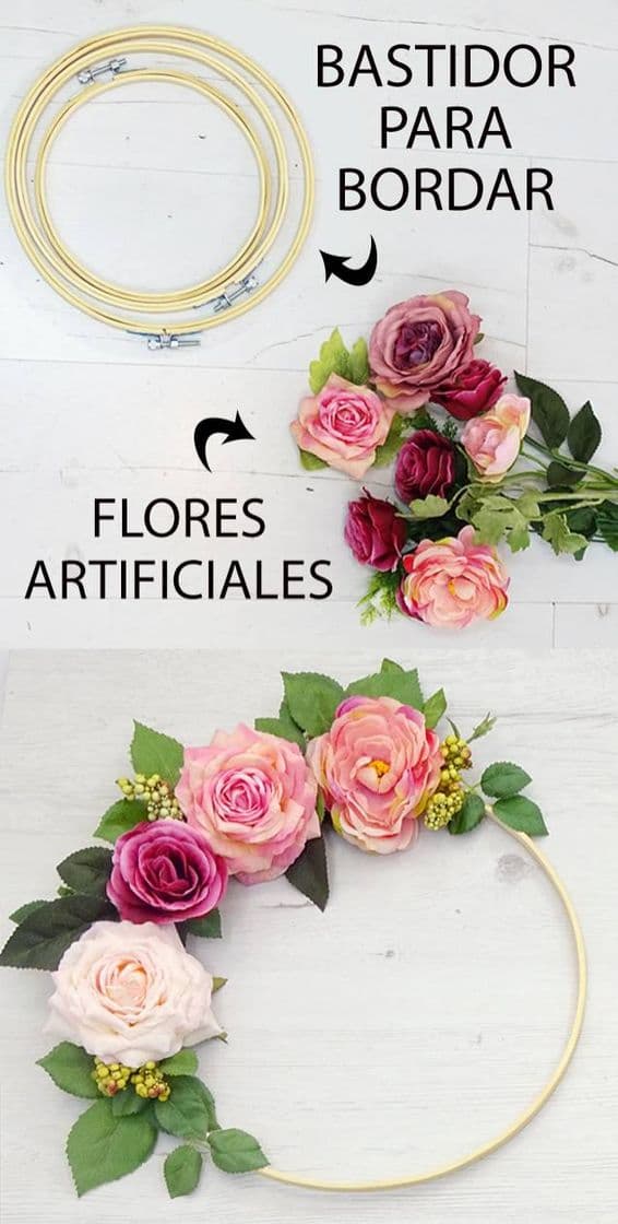 Moda Aro decorado con flores - YouTube