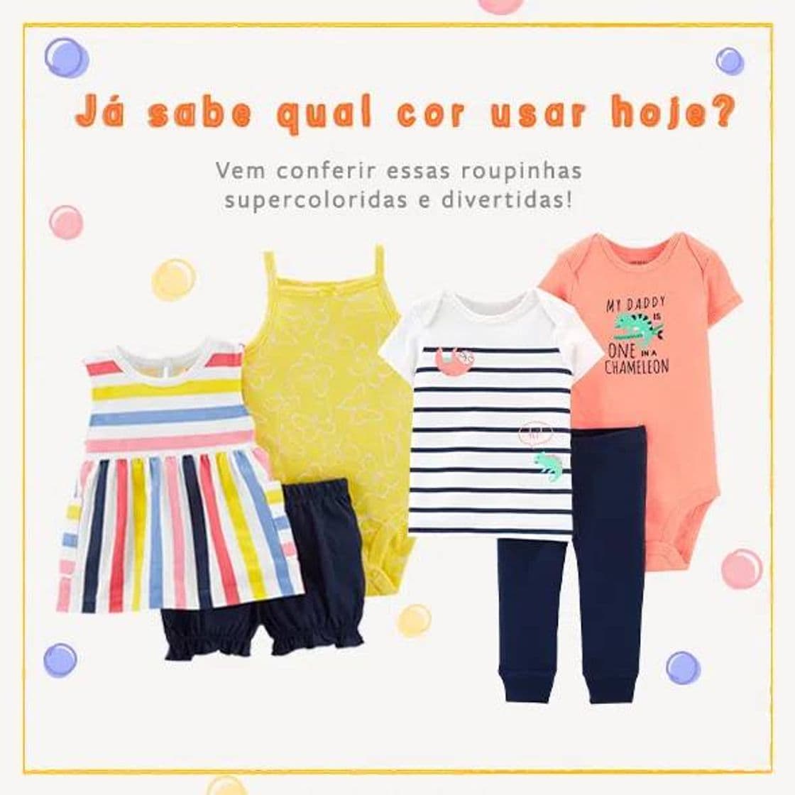 Fashion Conjunto de Jaqueta Infantil Carter's de 3 Peças
