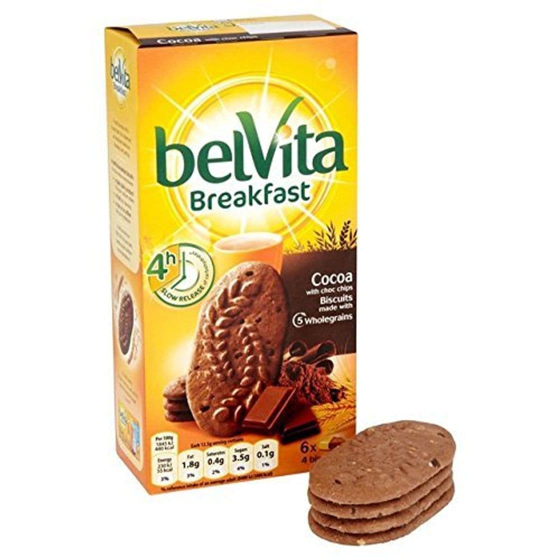 Product Belvita Cacao Desayuno Biscuit 6 x 50g