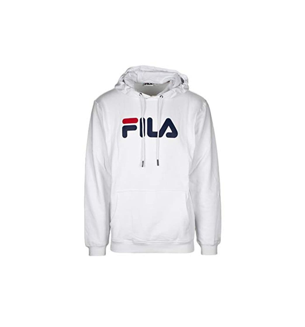 Moda Fila Sudadera Blanca Unisex M V