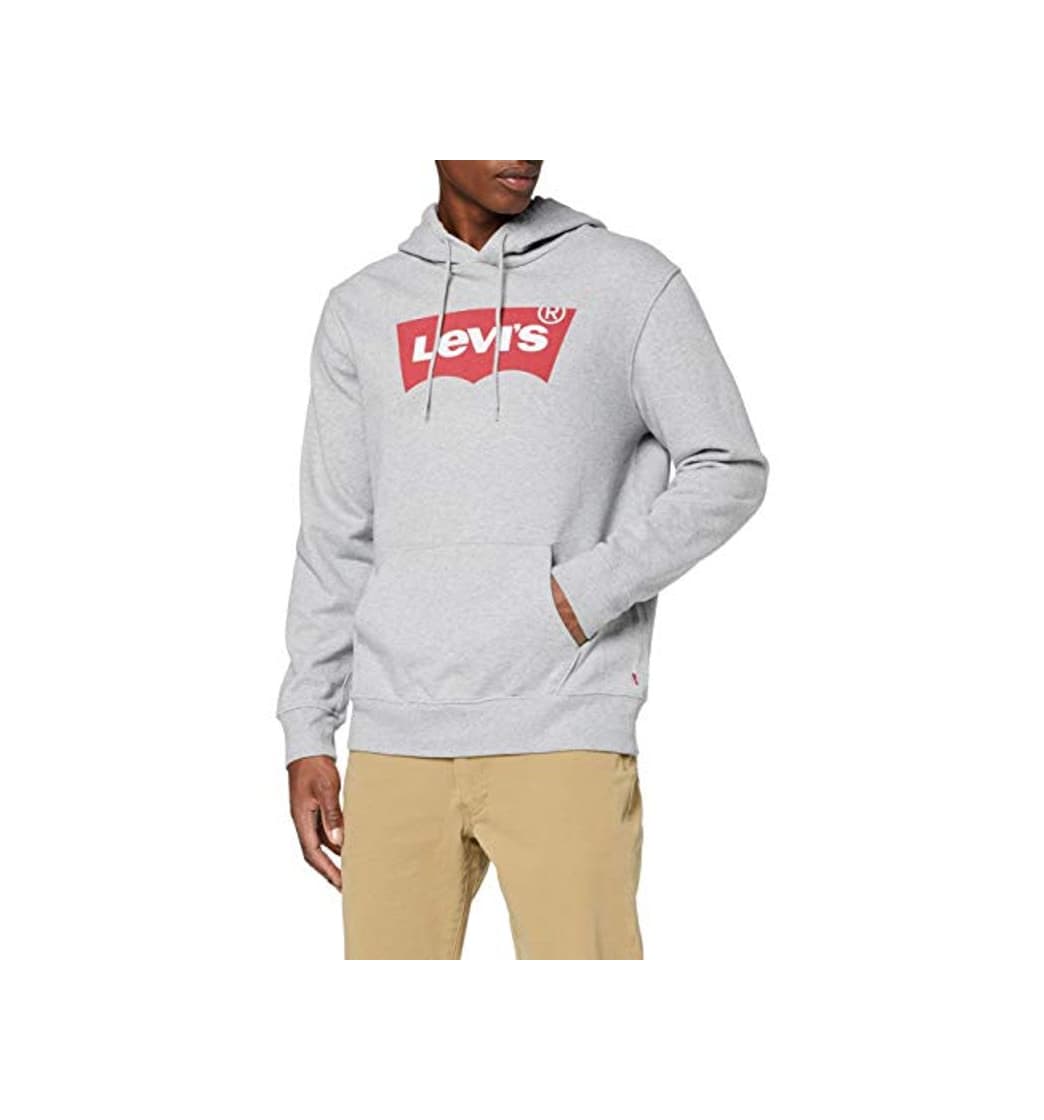 Fashion Levi's Graphic Po Hoodie- B suéter, Gris