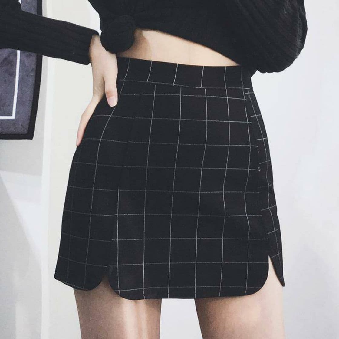 Fashion Plaid short skirt