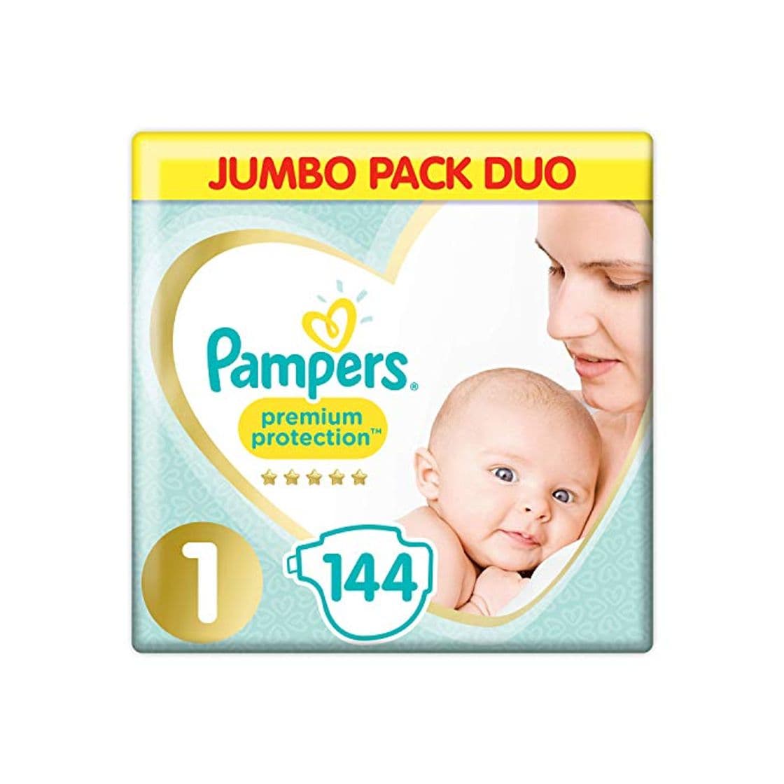 Product Pampers Premium Protection Pañales de confort más suave Jumbo Pack aprobado por