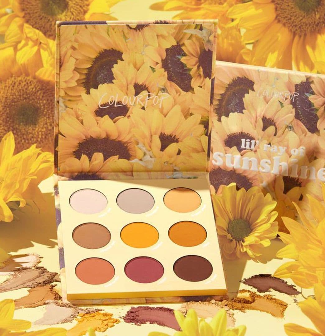 Moda Lil Ray of Sunshine Warm Toned Yellow Eyeshadow Palette 