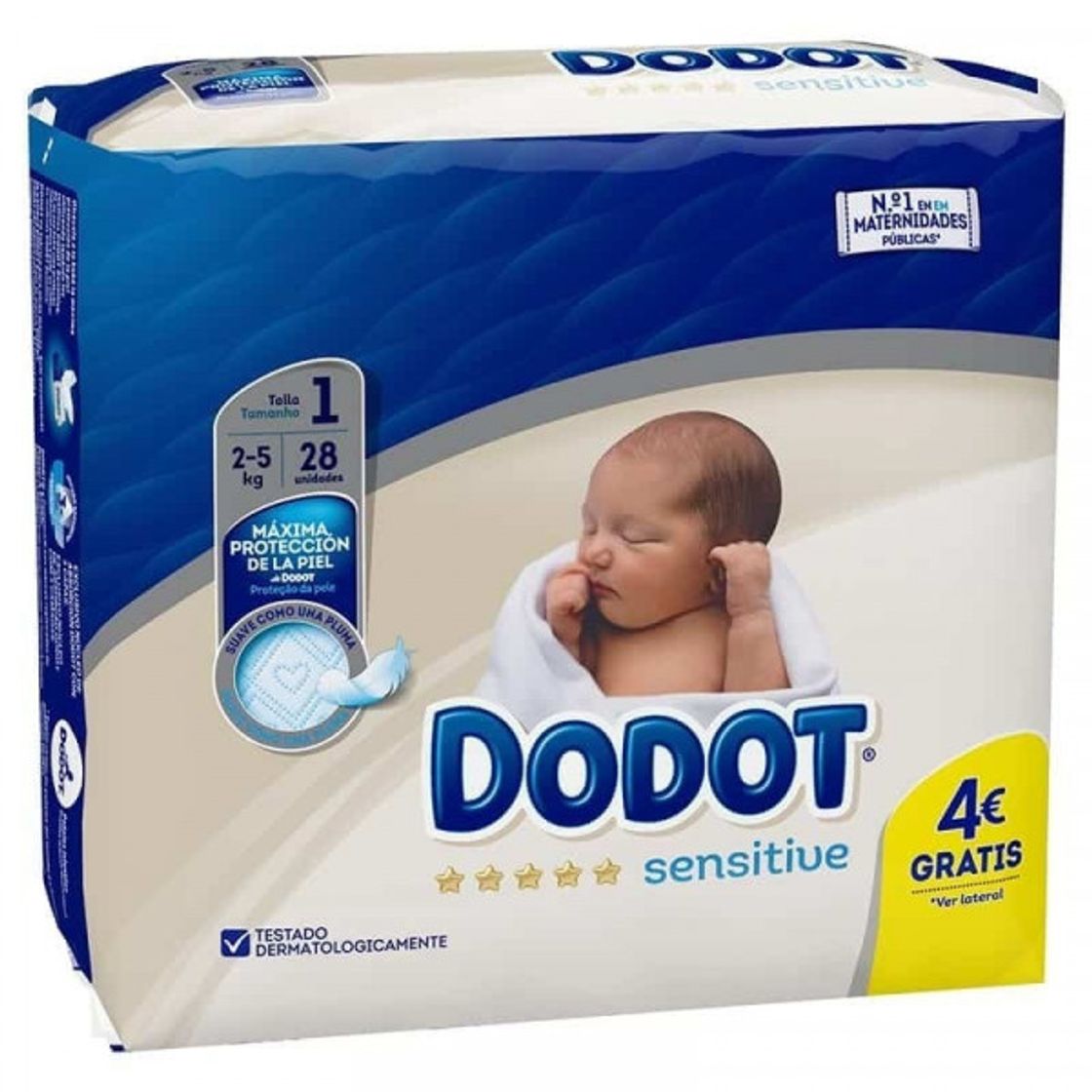 Producto Dodot Sensitive Pañales Talla 1