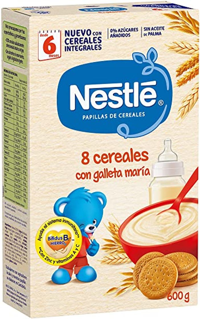 Producto Nestlé Papilla 8 cereales con galleta María - Alimento Para bebés -