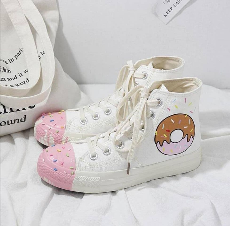 Moda Zapatillas kiut, white 🍩💗