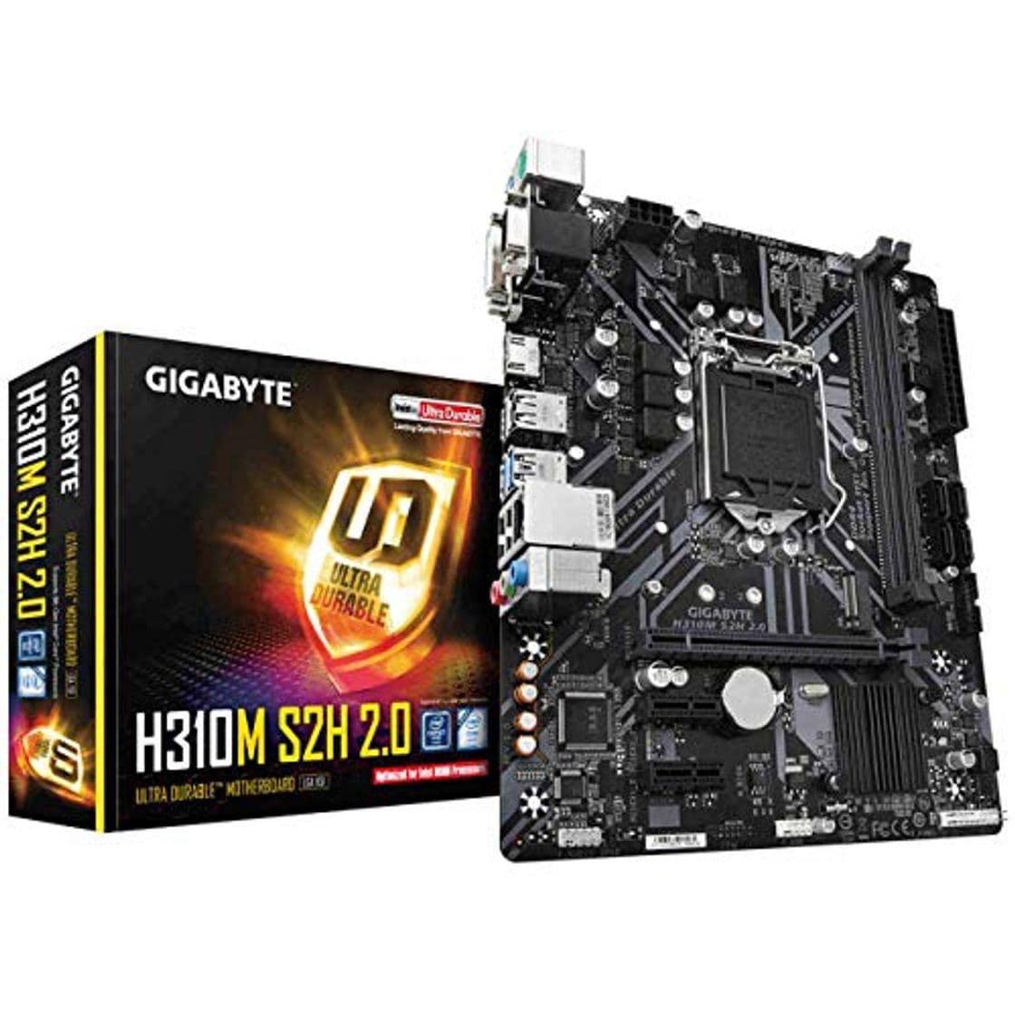 Electrónica Gigabyte H310M S2H 2.0 - Placa Base