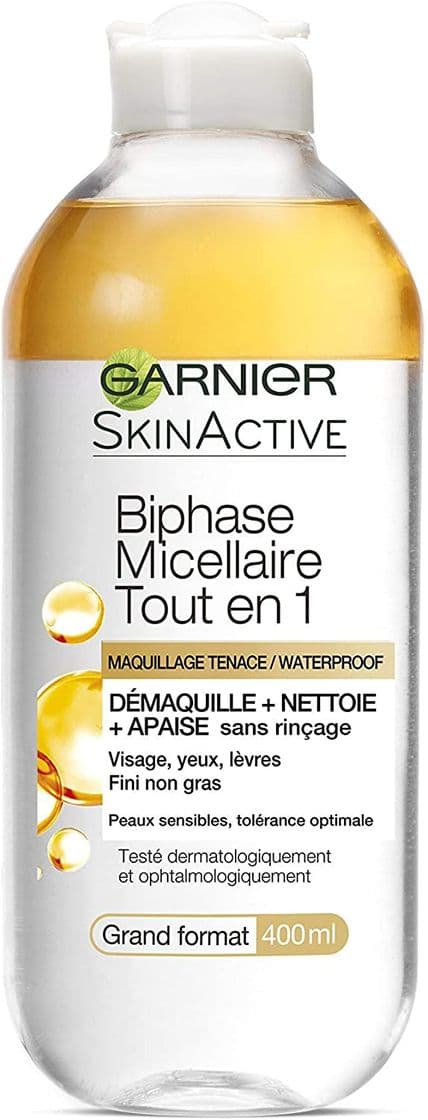 Belleza GARNIER Skin Active Bipfase micelar Todo en 1