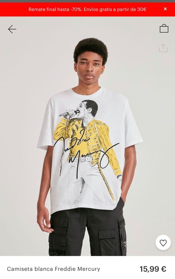 Moda Camisa Freddie Mercury