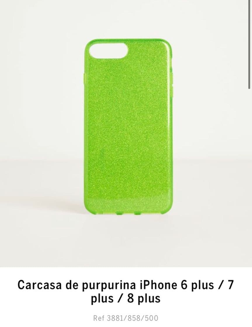 Product Funda Verde Purpurina