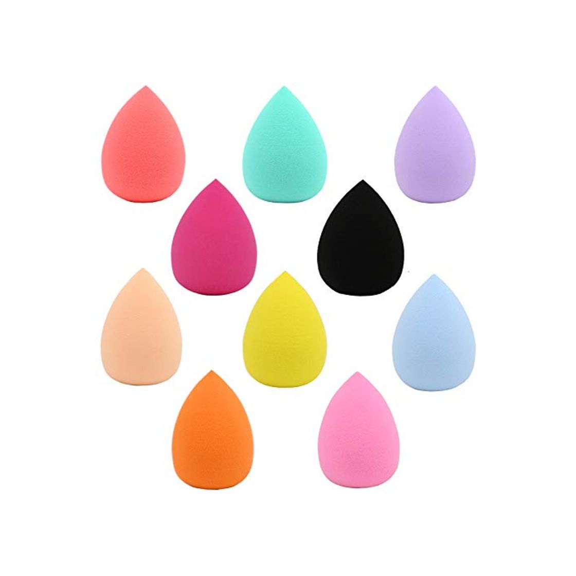 Product Dolovemk 10Pcs Beauty Sponge Blender, Makeup Blender Sponge Set, Real Sponge Mini,