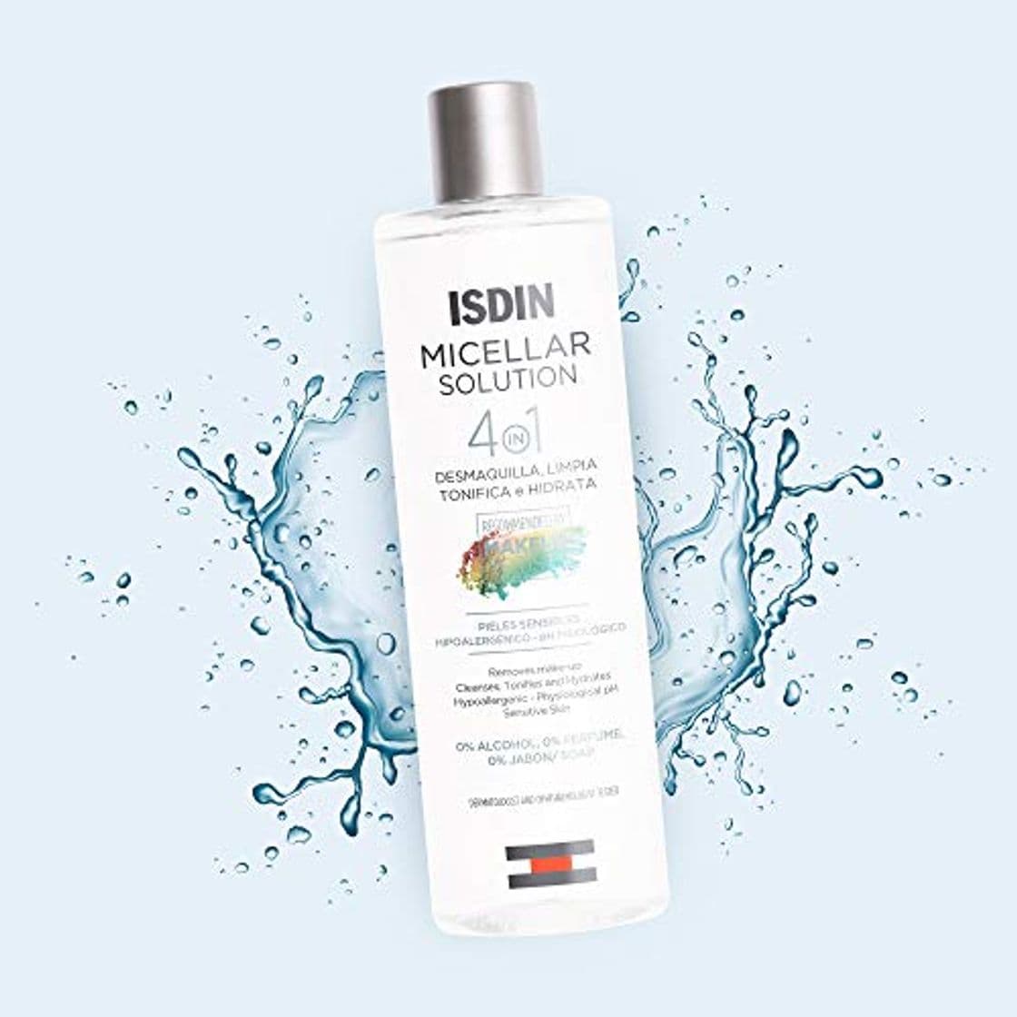 Beauty ISDIN Micellar Solution Agua Micelar Limpieza facial 4 en 1