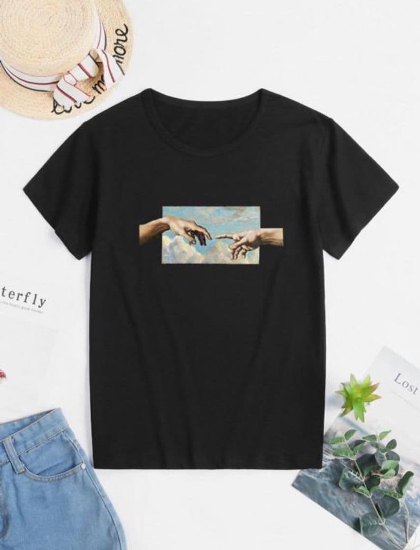 Moda Camiseta manga corta 