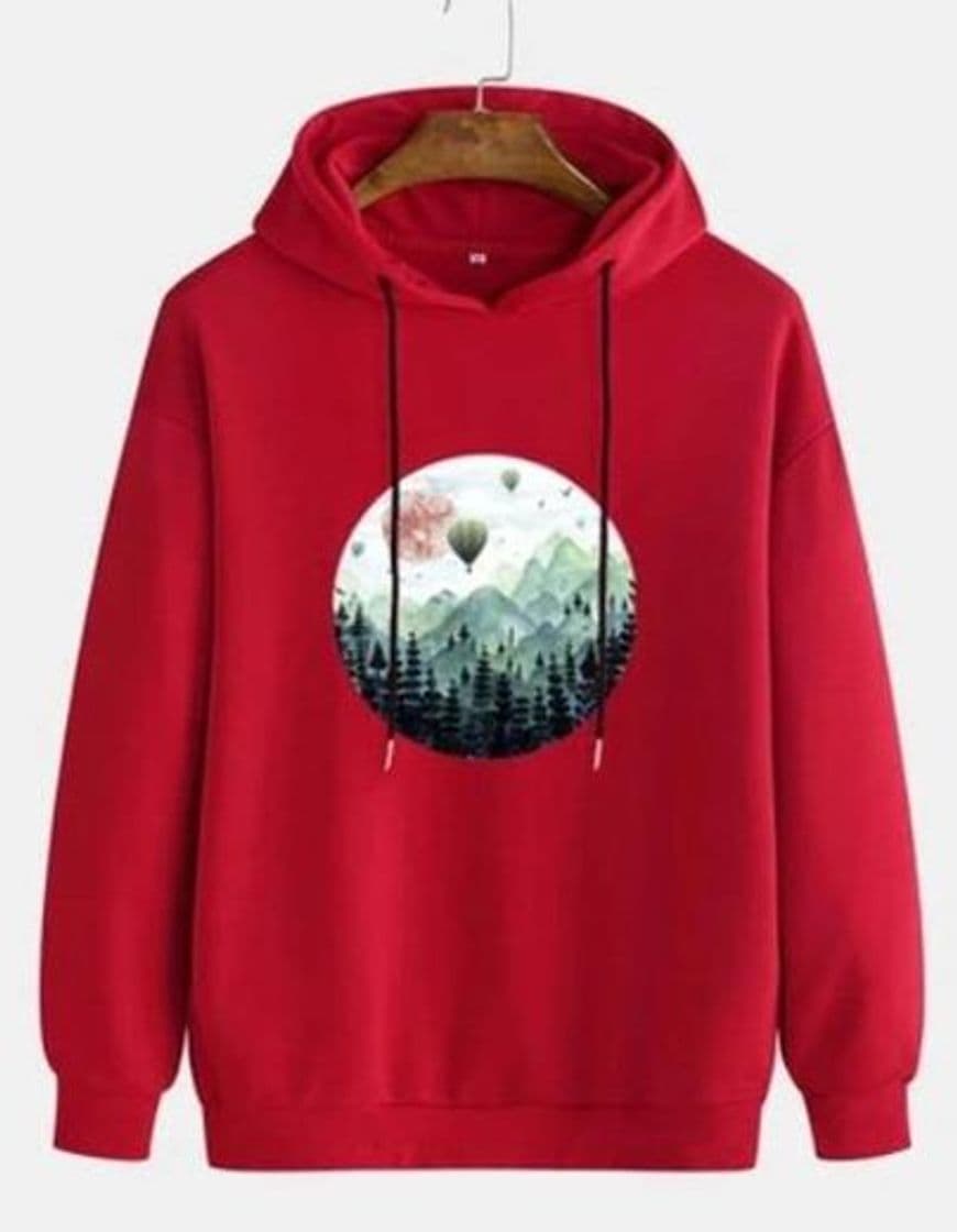 Moda Sudadera paisaje circle