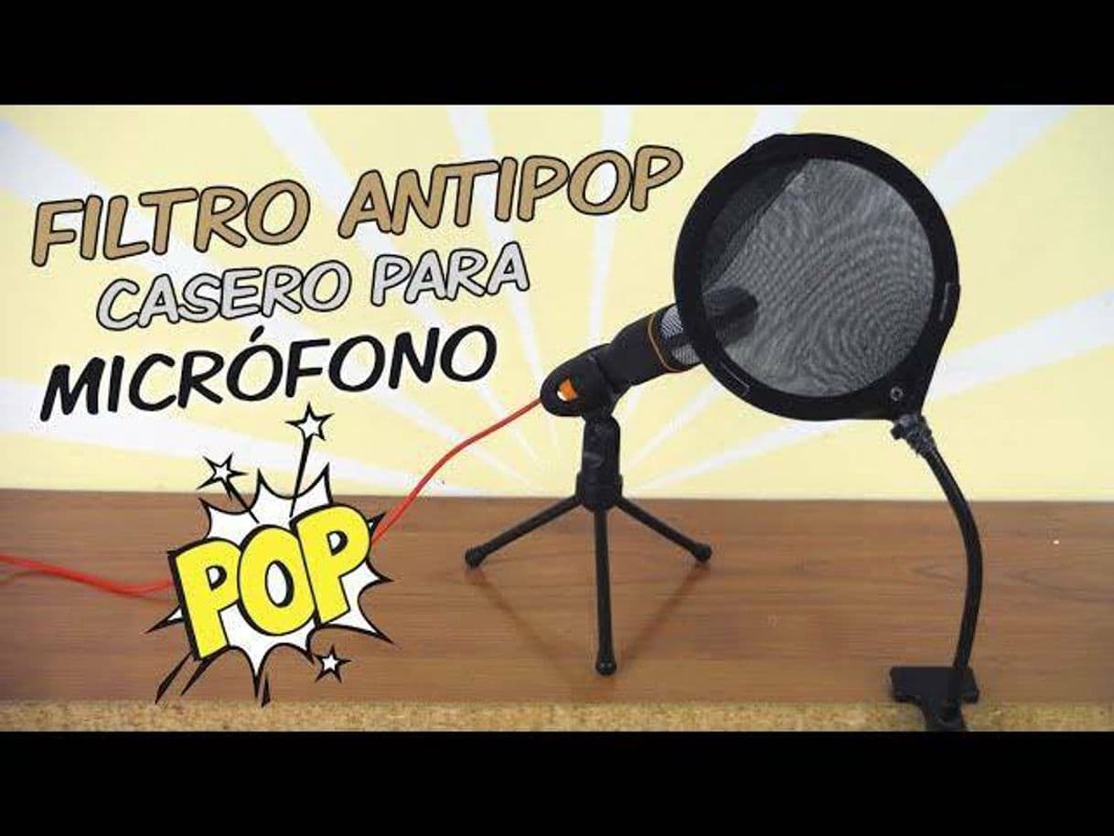 Fashion Como hacer un FILTRO ANTIPOP Casero para Micrófono 🎤