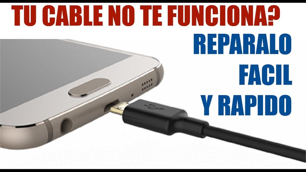 Moda Reparar rápido tu cable de celular - YouTube