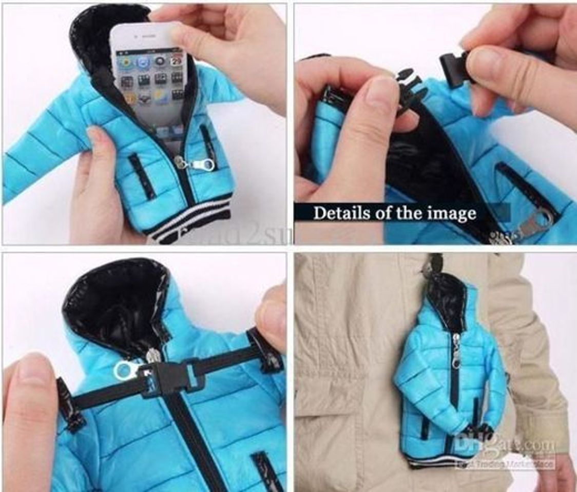 Moda Funda  para celular abrigo