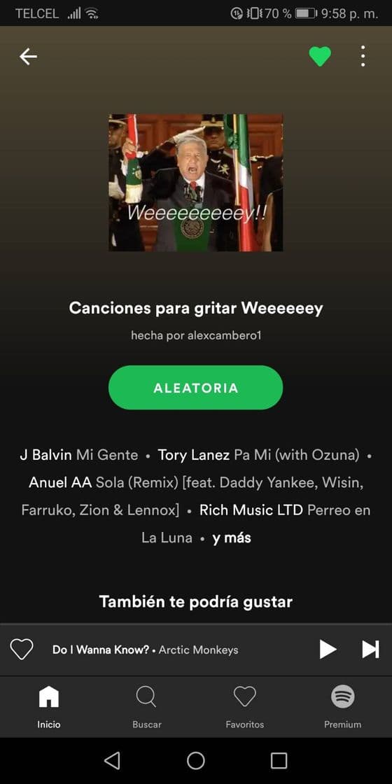 Music Canciónes para gritar "weeeey" 