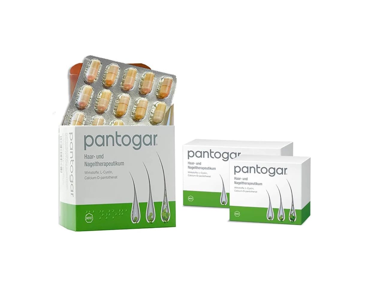 Producto Original Pantogar Pantovigar Capsules Hair Loss and Alopecia 270 Caps by Pantogar