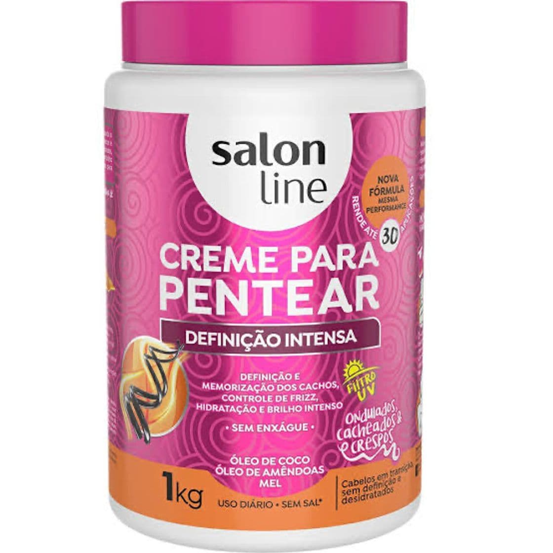 Moda Salon Line-Creme para Pentear- Definição Intensa