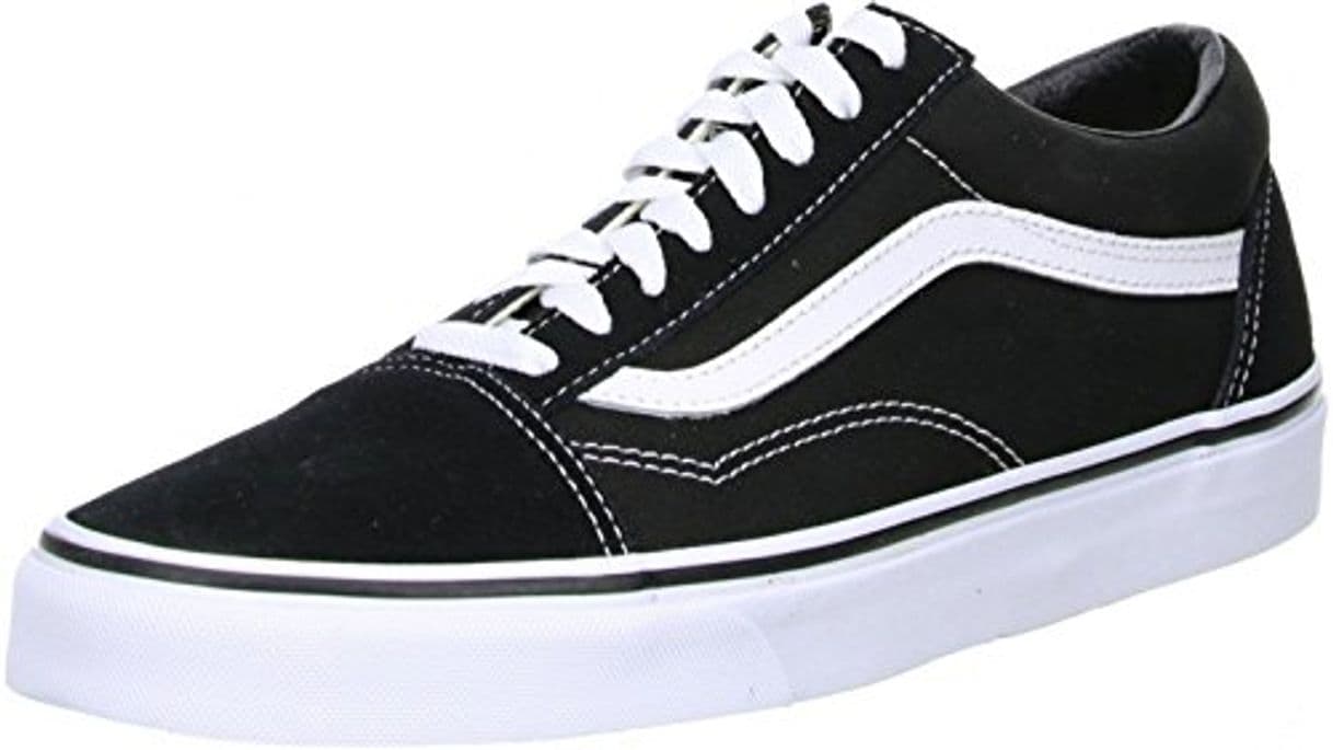 Fashion Vans Old Skool, Zapatillas Unisex Adulto, Negro