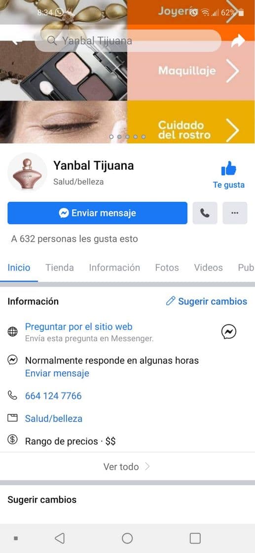 Producto Yanbal Tijuana 