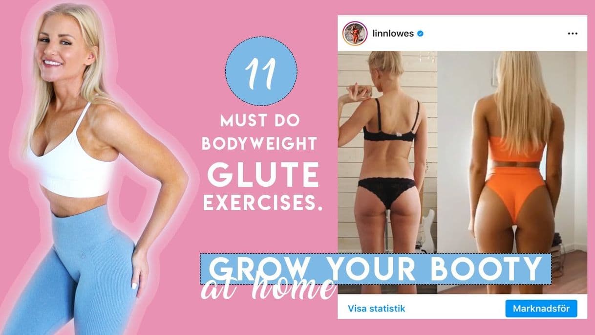 Fashion 11 MUST DO GLUTE EXERCISES: bodyweight only! 