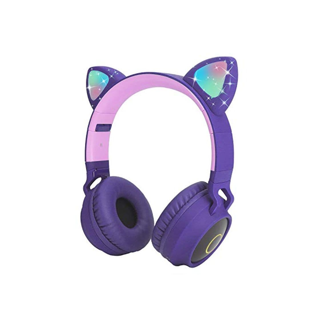 Product Auriculares Bluetooth para niños Auriculares inalámbricos de Oreja de Gato con luz