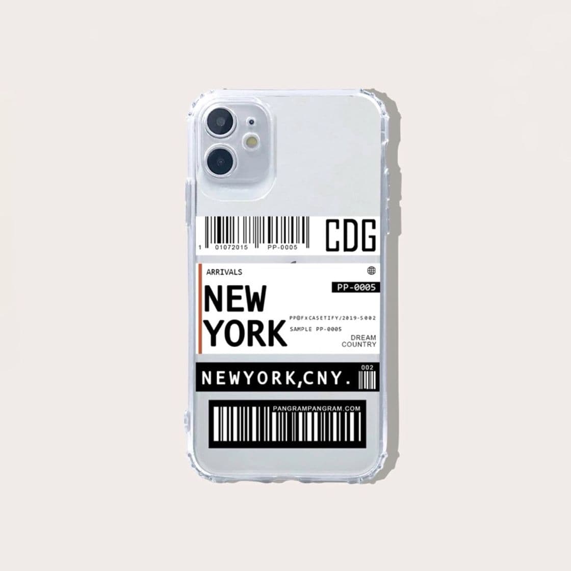 Product Funda de iPhone con estampado de slogan 