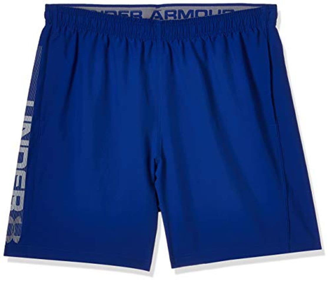 Product Under Armour Woven Graphic Wordmark Shorts Pantalones de hombre, pantalón corto ultraligero