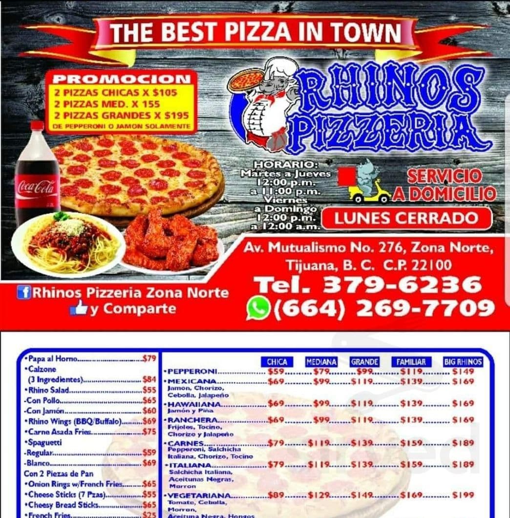 Restaurants RHINOS PIZZERIA