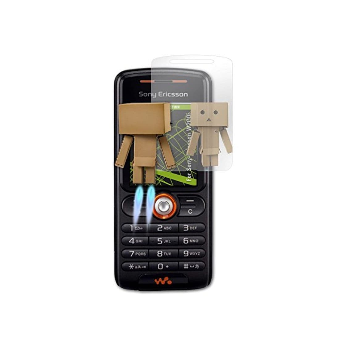 Producto atFoliX Protección de Pantalla Compatible con Sony-Ericsson W200i Lámina Protectora Espejo