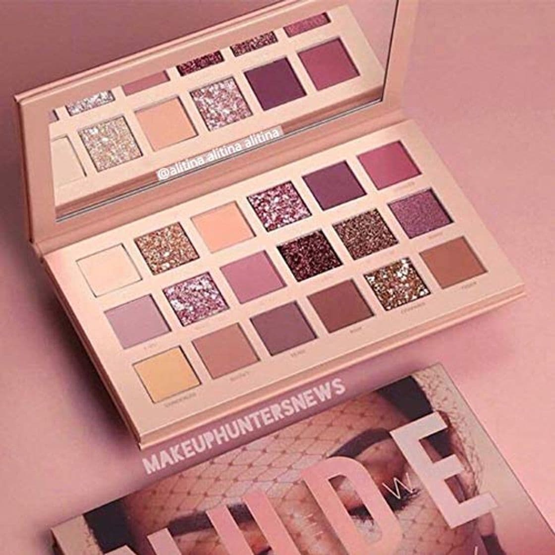 Producto 18 colores NUDE Eye Shadow Makeup Pearl Metallic Eyeshadow Palette Makeup Multi-color