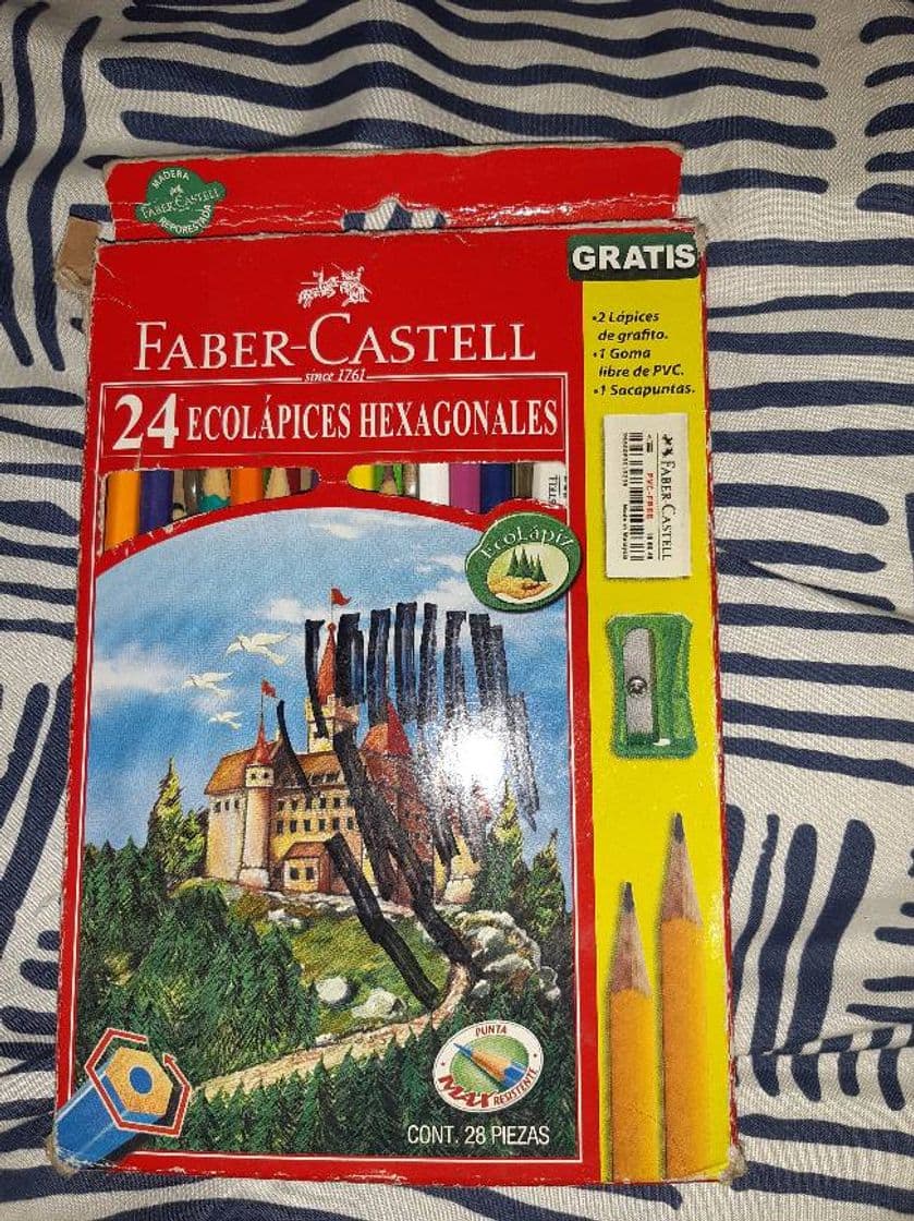 Electronic Faber-Castell 111260 - Estuche-soporte de cartón con 60 lápices de colores