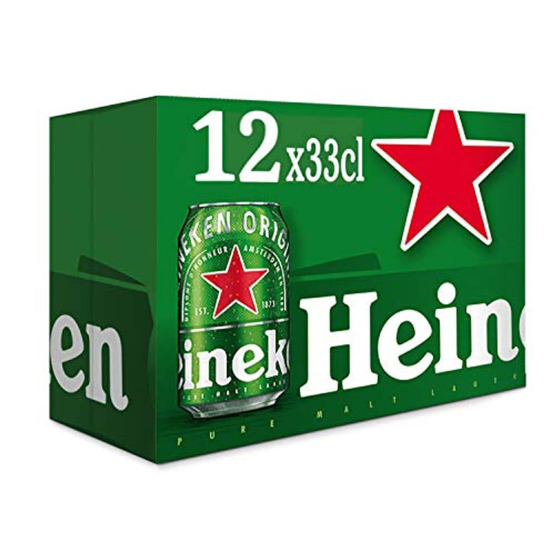 Producto Heineken Cerveza - Pack de 12 Latas x 330 ml